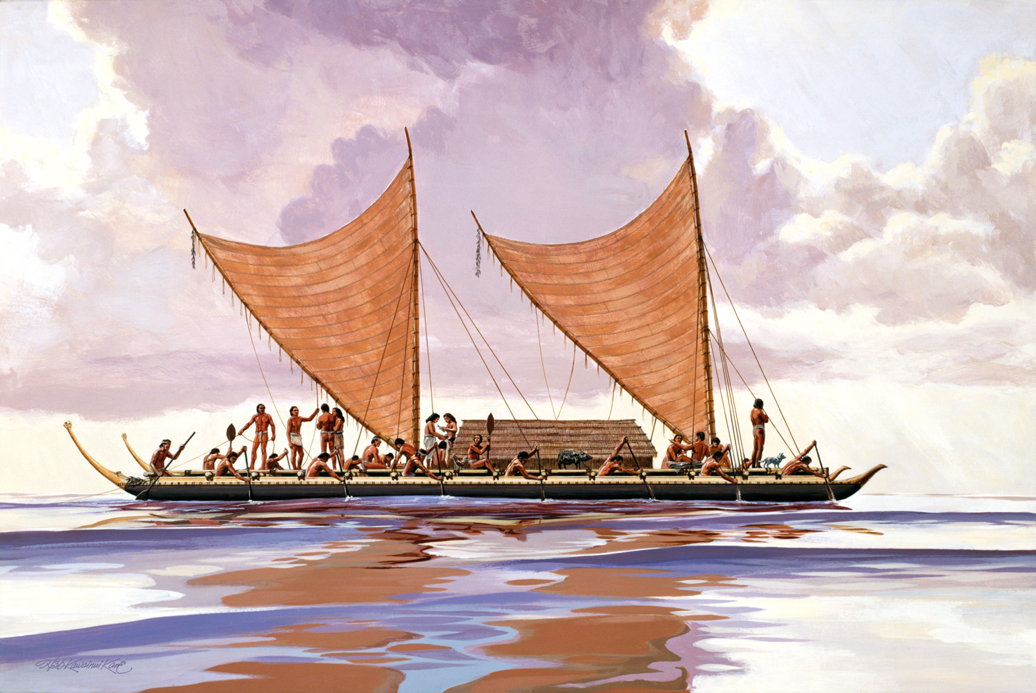 Ancient Voyaging Canoe Herb Kawainui K ne