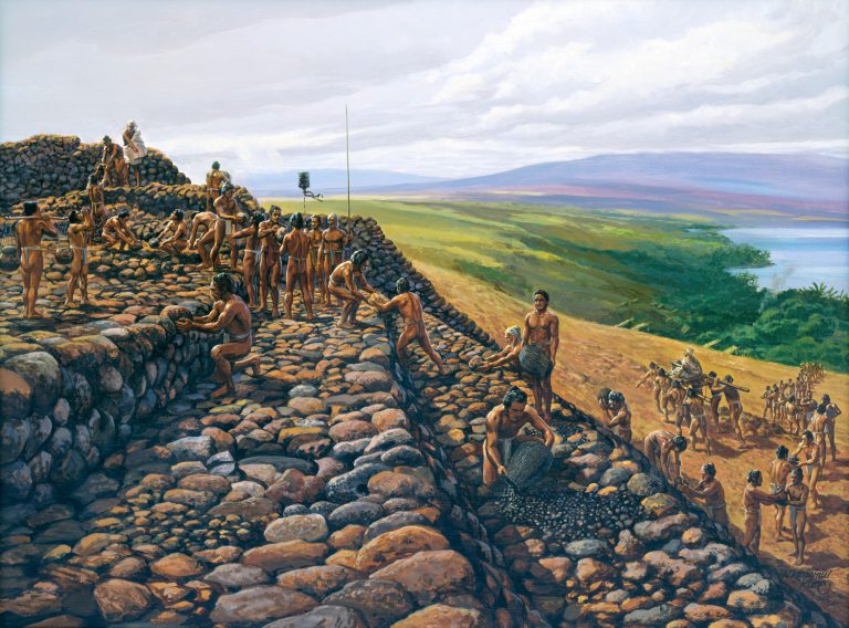 Building of Puʻukoholā Heiau Herb Kawainui Kāne
