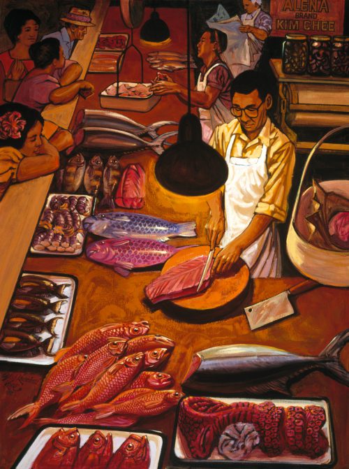 Honolulu Fish Market Herb Kawainui Kāne