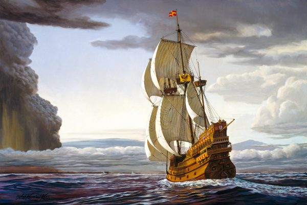 A Manila Galleon off Puna Coast, Hawaiʻi