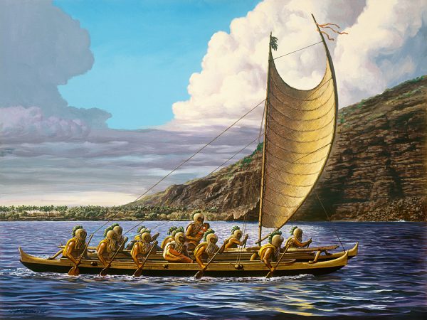 Masked Paddlers at Kealakekua Bay
