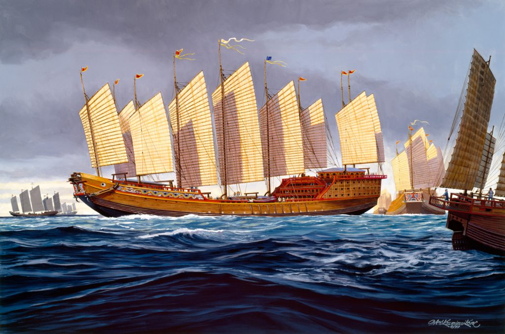 Treasure Ship of Ming Navy Herb Kawainui Kāne