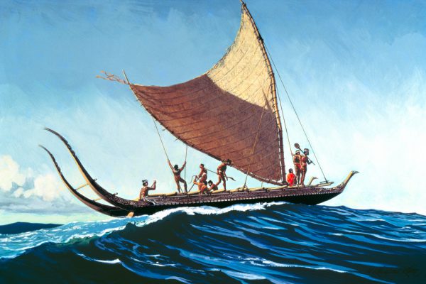 Waka Touʻua of Marquesas Islands