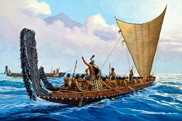 War Canoes of the New Zealand Maori